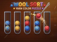 Permainan Wool Sort Yarn Color Puzzle secara online
