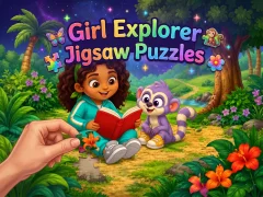 Permainan Girl Explorer Jigsaw Puzzles secara online