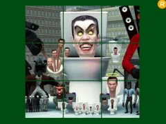 Permainan Skibidi Toilet Sliding Puzzle secara online
