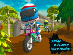 Permainan Trial 2 Player Moto Racing secara online