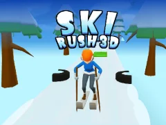 Permainan Ski Rush 3d secara online