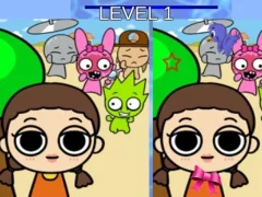Permainan Sprunki and Squid Game Difference secara online