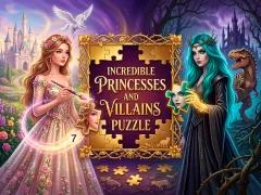 Permainan Incredible Princesses and Villains Puzzle secara online