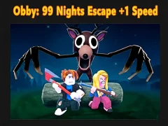 Permainan Obby: 99 Nights Escape +1 Speed secara online