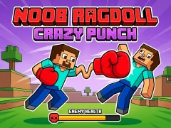 Permainan Noob Ragdoll: Crazy Punch secara online