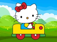 Permainan Cute Kitty Car Jigsaw secara online