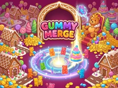 Permainan Gummy Merge secara online