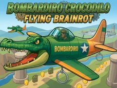 Permainan Bombardiro Crocodilo Flying Brainrot secara online