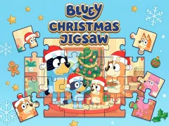 Permainan Bluey Christmas Jigsaw secara online