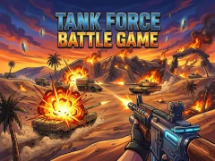Permainan Tank Force Battle Game secara online