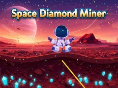 Permainan Space Diamond Miner secara online