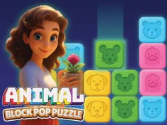 Permainan Animal Block Pop Puzzle secara online