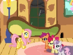 Permainan Fluttershy's Bunny Rescue secara online