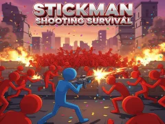 Permainan Stickman Shooting Survival secara online