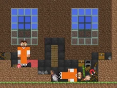 Permainan Escape from the prison in Mineblock! Destruction! secara online