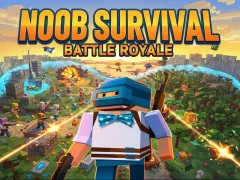 Permainan Noob Survival: Battle Royale secara online