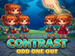 Permainan Contrast Odd One Out secara online