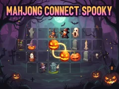 Permainan Mahjong Connect Spooky secara online