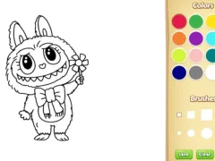 Permainan Labubu Doll Coloring Book for Kids secara online