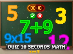 Permainan Quiz 10 Seconds Math secara online