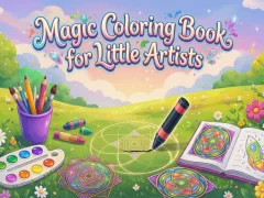 Permainan Magic Coloring Book for Little Artists secara online