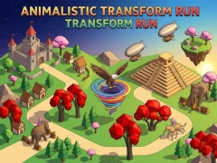 Permainan Animalistic Transform Run secara online