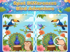 Permainan Spot Differences Bird Adventure secara online