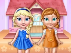 Permainan Ellie And Annie Doll House secara online