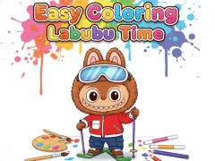 Permainan Easy Coloring Labubu Time secara online