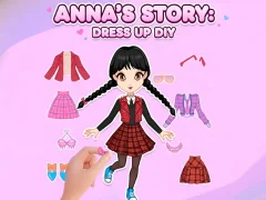 Permainan Anna's Story: Dress Up DIY secara online