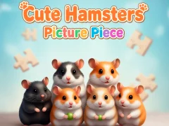 Permainan Cute Hamsters Picture piece secara online