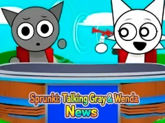 Permainan Sprunki: Talking Gray & Wenda News secara online