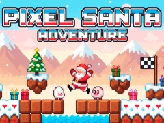 Permainan Pixel Santa Adventure secara online