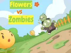 Permainan Flowers vs Zombies secara online