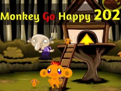 Permainan Monkey Go Happy Stage 202 secara online