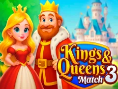 Permainan Kings and Queens Match 3 secara online
