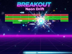 Permainan Breakout Neon Drift secara online