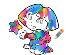 Permainan Jungle Girl: Coloring Pages secara online