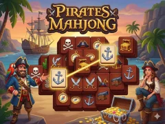 Permainan Pirates Mahjong secara online