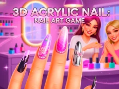 Permainan 3D Acrylic Nail: Nail Art Game secara online