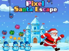 Permainan Pixel Santa Escape secara online