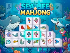 Permainan Sea life mahjong secara online
