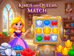 Permainan Kings and Queens Match secara online
