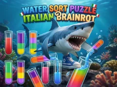 Permainan Water Sort Puzzle Italian Brainrot secara online