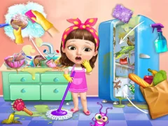 Permainan Sweet Baby Girl Cleanup Messy House secara online