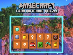 Permainan Minecraft Card Matching Puzzle secara online