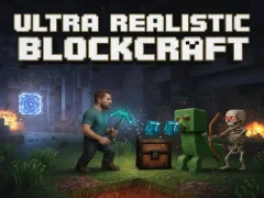Permainan Ultra Realistic BlockCraft secara online