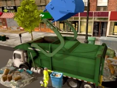 Permainan Town Clean Garbage Truck secara online