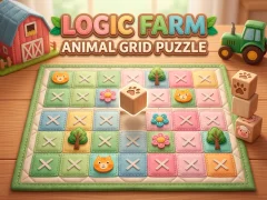 Permainan Logic Farm: Animal Grid Puzzle secara online