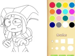 Permainan Pomni Coloring Book For Kids secara online